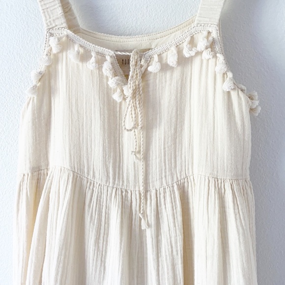 Moon River Tassel Trim Midi Dress size Med - Picture 10 of 13